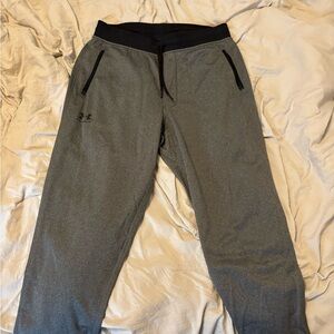 Under Armour Black and Gray Joggers